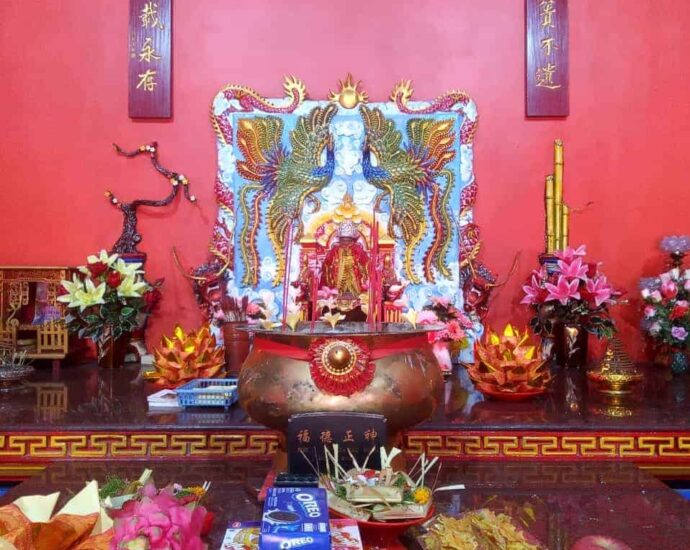 Altar Fu Tek Cen Sen Kelenteng Blahbatu Gianyar Bali