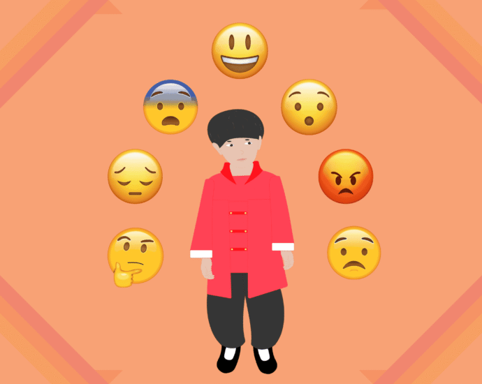 Tujuh Emosi dalam Pengobatan Tradisional Tiongkok Emosi dianggap sebagai penyebab internal utama penyakit dalam Pengobatan Tradisional Tiongkok. Aktivitas emosional dipandang sebagai respons fisiologis internal yang normal terhadap rangsangan dari lingkungan eksternal. Tujuh Emosi dalam Pengobatan Tradisional Tiongkok