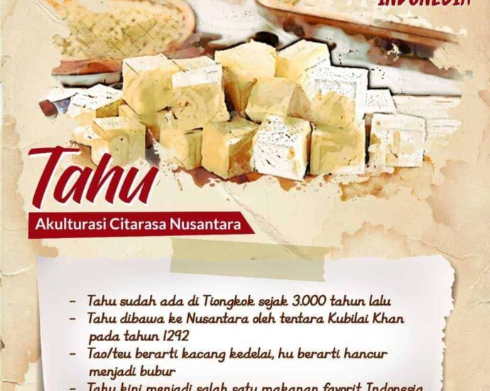 Asal Usul Tahu di Indonesia Asal Usul Tahu di Indonesia