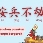 Idiom Tiongkok – Orang Tunanetra Menyentuh Gajah (盲人摸象 Mang Ren Mo Xiang) Idiom Mang Ren Mo Xiang (盲人摸象) digunakan sebagai metafora untuk pemahaman yang tidak lengkap tentang sesuatu dan keras kepala, membuat spekulasi secara acak. Idiom Tiongkok - Menahan Pasukan Tanpa Bergerak (按兵不动)