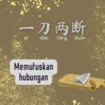 Ucapan Sincia Tahun Macan Air 2573 dalam Bahasa Inggris Kata Sincia berasal dari bunyi dialek Hokkian / Fujian Hua (Hanzi: 福建话, Pinyin: Fújiàn huà). Idiom Tiongkok - Memutuskan Hubungan (一刀两断)