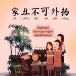 Seribu Karakter Klasik : Buah Paling Berharga Adalah Prem dan Apel (果珍李柰) Buah Paling Berharga Adalah Prem dan Apel (果珍李柰) Idiom Tiongkok - Jiachou Buke Waiyang (家丑不可外扬)