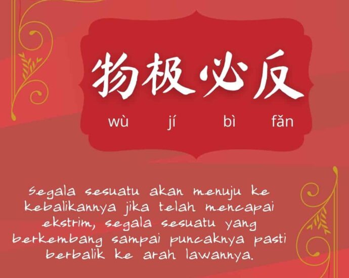 Segala Sesuatu Akan Menuju Ke Kebalikannya Jika Telah Mencapai Ekstrim Segala sesuatu akan menuju ke kebalikannya jika telah mencapai ekstrim, segala sesuatu yang berkembang sampai puncaknya pasti berbalik ke arah lawannya. Segala Sesuatu Akan Menuju Ke Kebalikannya Jika Telah Mencapai Ekstrim