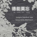 Seribu Karakter Klasik: Penciptaan Huruf, Orang Mulai Berpakaian (始制文字,乃服衣裳) Ungkapan ini dikutip dari Seribu Karakter Klasik (Hanzi: 千字文, Pinyin: Qiānzì Wén). Jangan Lupakan Apa Yang Telah Dipelajari