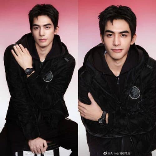 Couple Drama "Bionic", Song Weilong & Wen Qi Dalam Potret Untuk Emporio Armani Edisi Tahun Baru Imlek