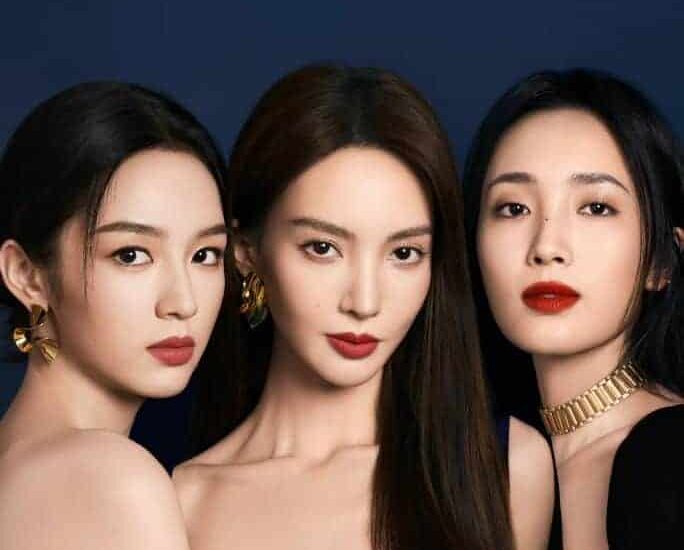 Tionghoa Org - Potret Jin Chen, Zhou Ye & Wang Zixuan Untuk Lancôme - 1