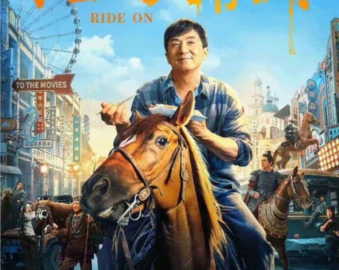 Film Baru Jackie Chan, "Ride On" Umumkan Tayang Perdana 07 April Film aksi komedi yang dibintangi Jackie Chan, "Ride On / 龙马精神" resmi umumkam akan tayang perdana 07 April mendatang di bioskop Tiongkok. Tionghoa Org - Film Baru Jackie Chan, Ride On Umumkan Tayang Perdana 07 April - 1
