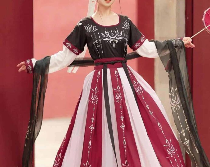 Tionghoa Org - Hanfu Lengan Pendek, Banbi 半臂 - 1