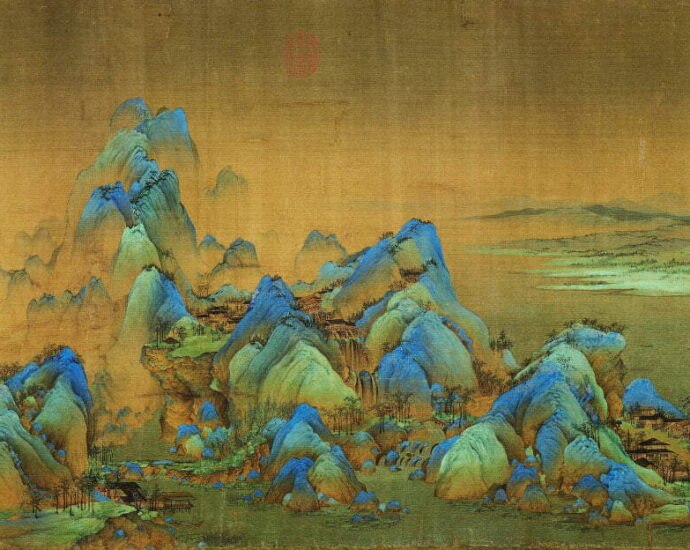 Tionghoa Org - Lukisan Seribu Mil Sungai dan Pegunungan Qian Li Jiang Shan Tu - 3