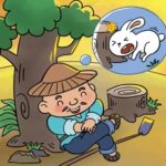 Idiom Tiongkok : Butuh Waktu Lama Untuk Menempa Orang Menjadi Berhasil (大器晚成 Da Qi Wang Cheng) Late bloomer adalah idiom yang berasal dari Bab 41 dari Periode Musim Semi dan Musim Gugur Tao De Jing karya Lao Zi. (Hanzi: 春秋·老子《道德经》, Pinyin: Chūnqiū - Lǎozi (Dàodé jīng)). Tionghoa Org - Idiom Tiongkok – Menjaga Batang Pohon & Menunggu Kelinci (守株待兔 Shou Zhu Dai Tu) - 1