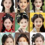 Pakaian Tradisional Tiongkok Dengan Kerah Bulat, Yuanlingpao 圆领袍 Yuanlingpao (Hanzi: 圆领袍 ; pinyin: yuán lǐng páo), sering juga disebut sebagai yuanlingshan (Hanzi: 圆领衫 ; pinyin: yuán lǐng shān) atau panlingpao (Hanzi: 盘领袍 ; pinyin: pán lǐng páo) adalah bentuk pakaian hanfu dengan kerah bundar. Tionghoa Org - Kumpulan Ide Gaya Rambut Hanfu Perempuan - 9