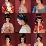 Mili 羃䍦 & Weimao 帷帽, Penutup Wajah Pakaian Hanfu Mili (Hanzi: 羃䍦 ; pinyin: mì lí) adalah topi kuno yang unik, terutama digunakan untuk menutupi wajah dan tubuh. Tionghoa Org - Kumpulan Hanfu Makeup Perempuan - 7