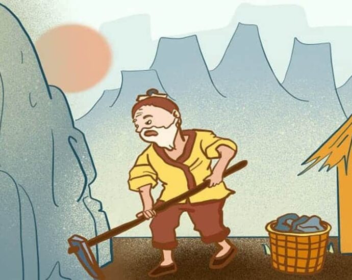Tionghoa Org - Idiom Tiongkok – Kakek Bodoh (Yu Gong) Memindahkan Gunung (愚公移山 Yu Gong Yi Shan) - 2
