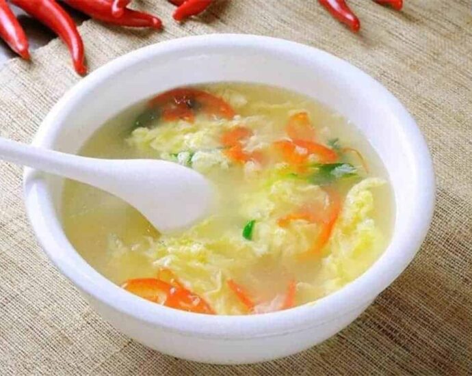Trik Resep Mudah Masakan Tionghoa - Sup Telur (蛋花汤 Dan Hua Tang) Tampil Cantik Kuah Tidak Keruh
