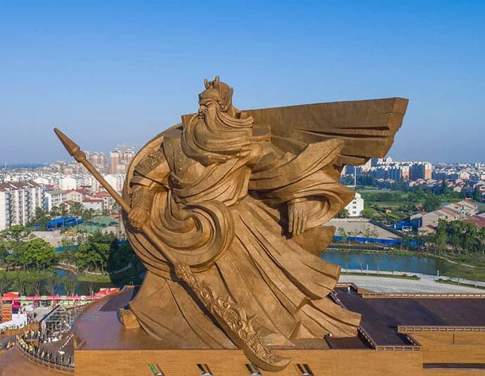 Dewa Guan Gong (關公) / Guan Sheng Di Jun (關聖帝君) di Jingzhou Tiongkok