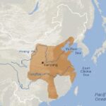 Asal Usul Marga Xian (咸) Keturunan Kaisar Di Ku (帝喾) mendapatkan nama keluarga Xian (咸). Peta Dinasti Qin