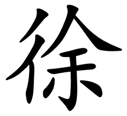 Asal Usul Marga Xu (徐) Ruomu (若木) anak dari Boyi mendapat anugerah negara Xu (徐) dari Kaisar Yu, pendiri Dinasti Xia. Asal Usul Marga Xu (徐)
